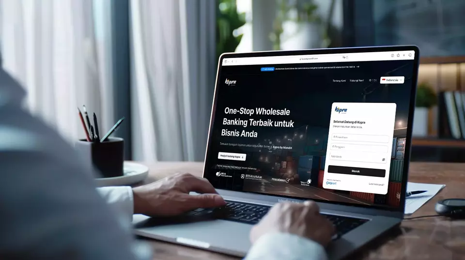 Berkat keunggulan layanan Kopra by Mandiri, Bank Mandiri berhasil mendulang empat penghargaan di ajang The Digital Banker Global Transaction Banking Innovation Awards 2024. (Bank Mandiri)