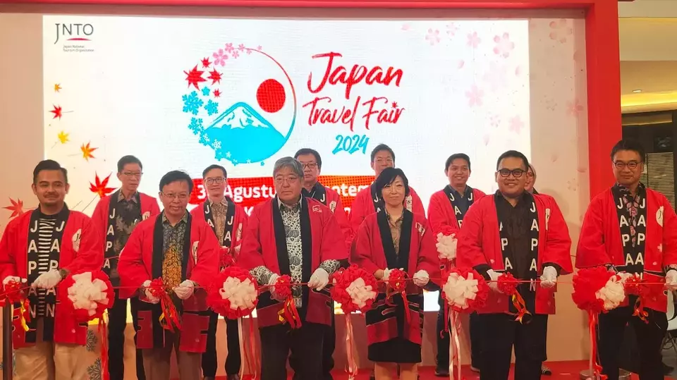 Japan National Tourism Organization (JNTO) Jakarta kembali menggelar Japan Travel Fair (JTF) dari 30 Agustus hingga 1 September 2024.  (Beritasatu.com/Hendro Situmorang) 
