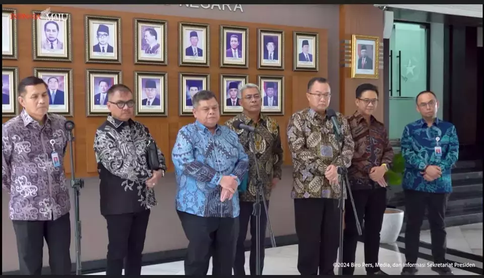 Pansel Capim dan Cadewas KPK memberikan keterangan pers, Selasa (1/10/2024)