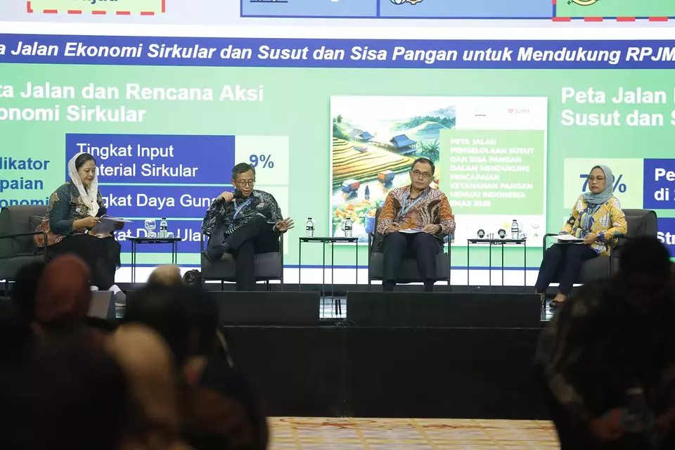 Gelaran acara BNI Investor Daily Summit 2024 di JCC Senayan pada Selasa, 8 Oktober 2024.