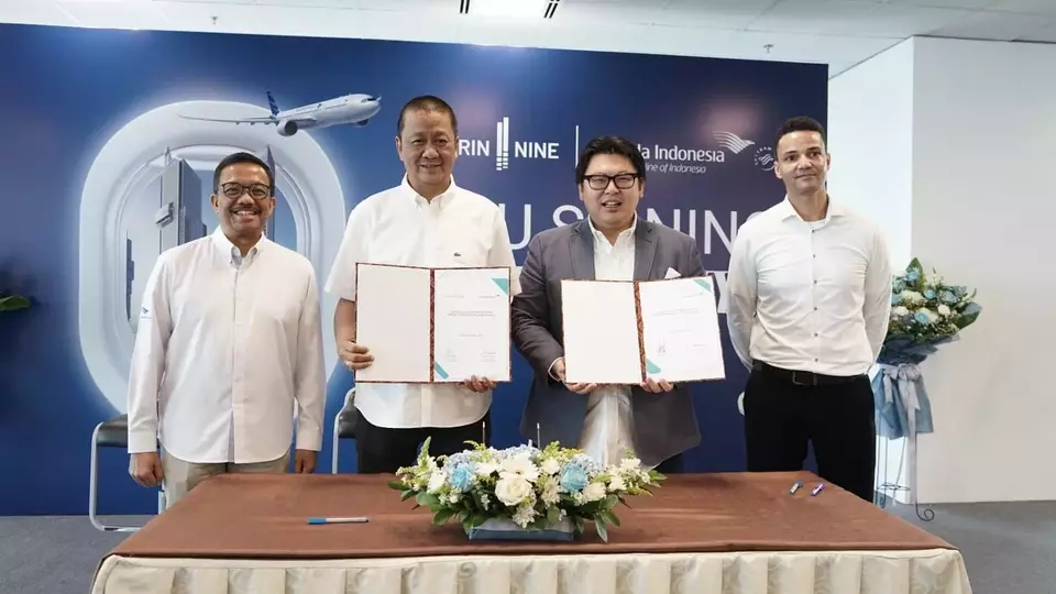 Garuda Indonesia (GIAA) bersinergi bersama Thamrin Nine mengoptimalkan pangsa pasar premium melalui program premium experience. Ist