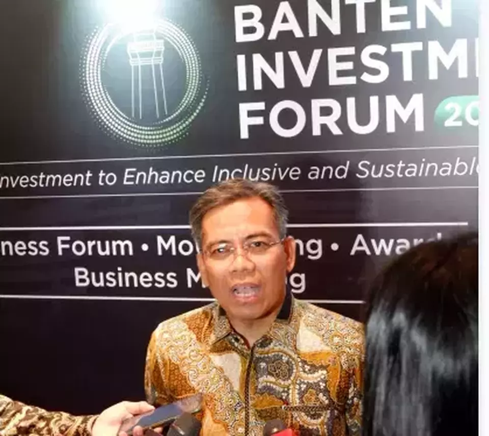 Deputi Bidang Promosi Penanaman Modal Kementerian Investasi/BKPM Nurul Ichwan dalam acara Banten Investment Forum 2024.