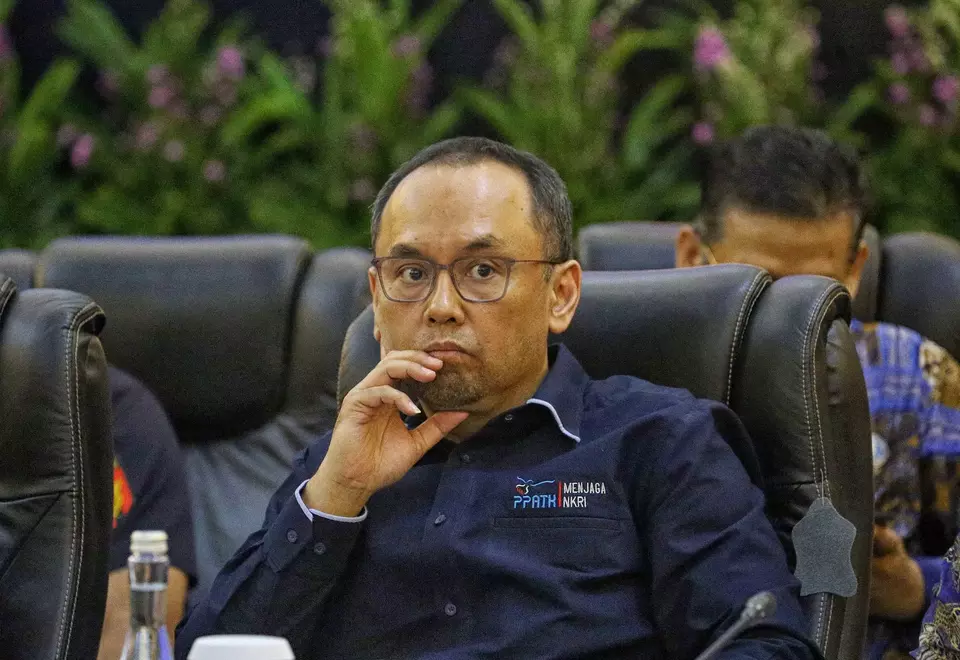 Kepala Pusat Pelaporan dan Analisis Transaksi Keuangan (PPATK) Ivan Yustiavandana saat penyampaian hasil penindakan bidang kepabeanan dan cukai di Jakarta. (B-Universe Photo/Joanito De Saojoao)