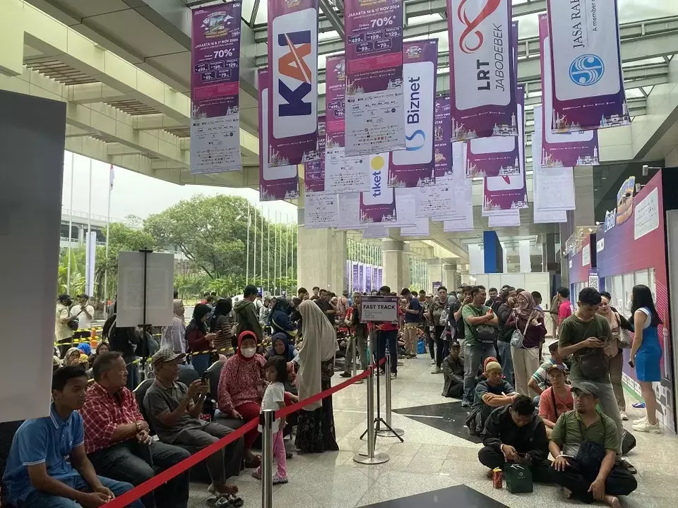 Hari pertama KAI Expo 2024 di Jakarta (Foto: B Universe/ Andrea Hosana) 