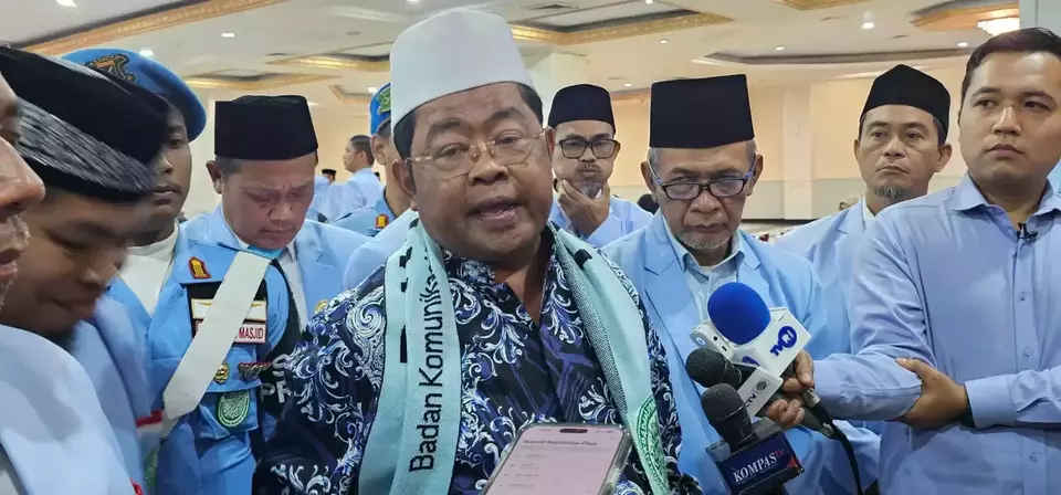 Wakil Ketua Umum Partai Golkar Idrus Marham di acara BKPRMI, gedung Kementerian Pemuda dan Olahraga, Senayan, Jakarta, Jumat, 6 Desember 2024. (Foto: Yustinus Patris Paat)