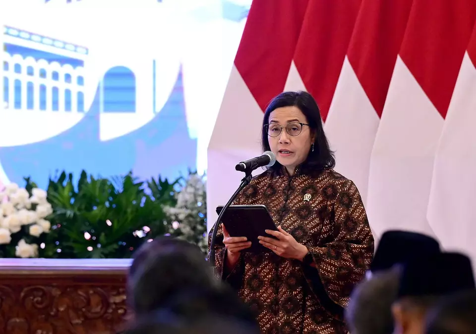 Menteri Keuangan (Menkeu) Sri Mulyani Indrawati d (Biro Pers Sekretariat Presiden/Muchlis Jr)