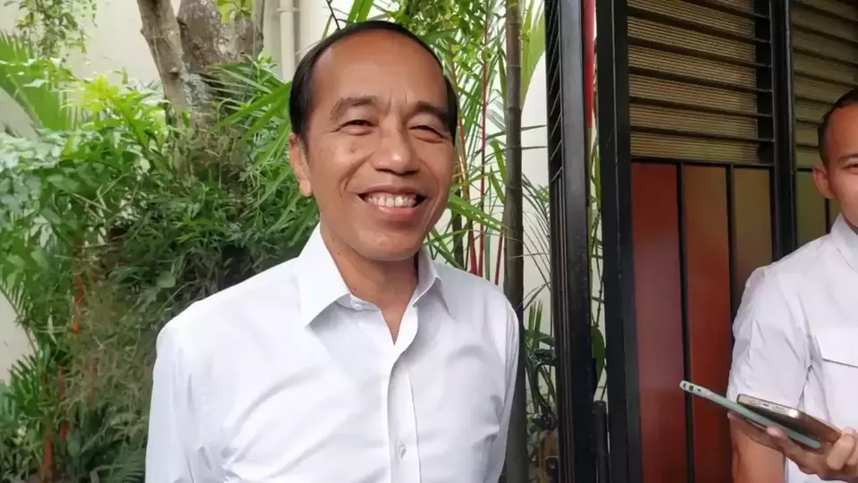 Presiden RI ke-7, Joko Widodo (Jokowi) tegaskan tak pernah minta perpanjangan masa jabatan presiden menjadi tiga periode. (Beritasatu.com/Wijayanti Putri)
