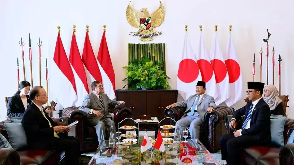 Presiden Republik Indonesia, Prabowo Subianto, dan Perdana Menteri (PM) Jepang, Ishiba Shigeru melakukan pertemuan bilateral di Istana Kepresidenan Bogor, Jawa Barat, pada Sabtu, (11/1/2025). )Foto: BPMI Setpres/Muchlis Jr)