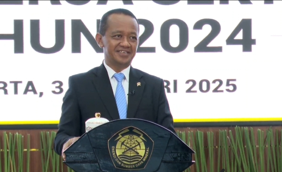 Menteri ESDM Bahlil Lahadalia.