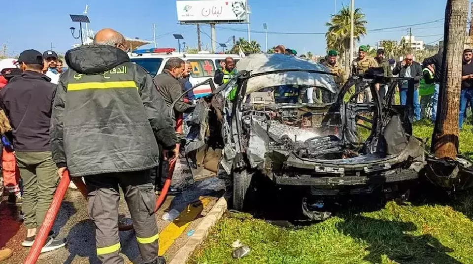 Militer Israel mengatakan komandan Hamas tewas dalam serangan udara di Lebanon, Senin (17/2/2025). (Foto: AFP)