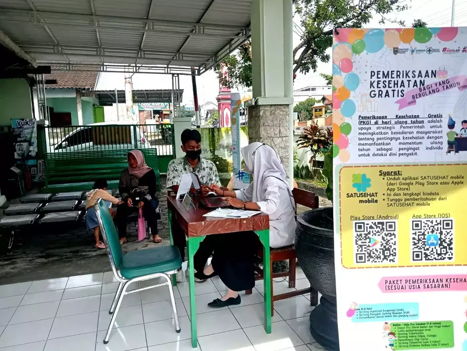 Program Cek Kesehatan Gratis (CKG) di Puskesmas Mojosongo Boyolali Jawa Tengah masih sepi pasien, Kamis 20 Februari 2025. (Beritasatu.com/ Joko Laksono).