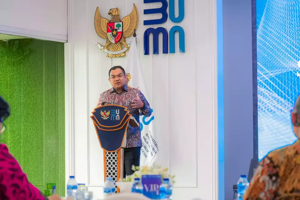 Deputi Bidang Sumber Daya Manusia, Teknologi, dan Informasi Kementerian BUMN Tedi Bharata. (Foto Ist)