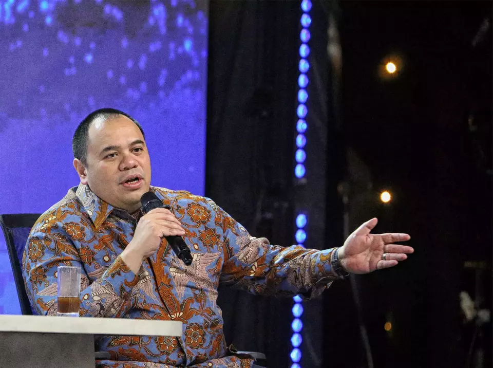 Chief Invesment Officer (CIO) Danantara Indonesia, Pandu Patria Sjahrir. (B-Universe Photo/Joanito De Saojoao)