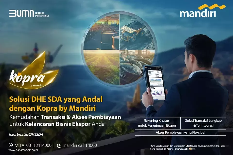 Solusi DHE SDA yang andal dengan Kopra by Mandiri. (Bank Mandiri)