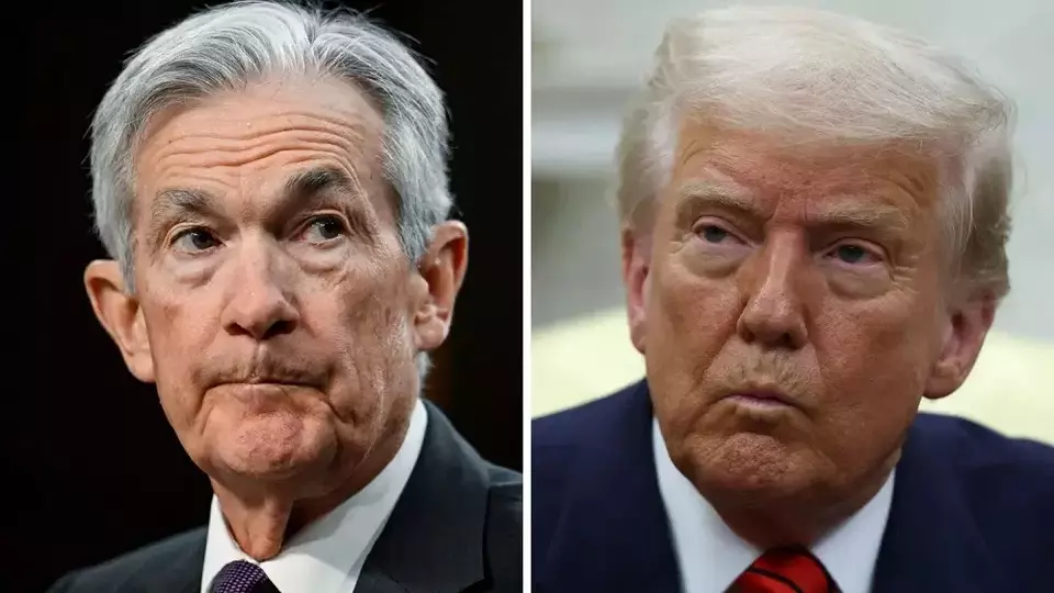 Foto kompilasi Gubernur The Federal Reserve (The Fed) Jerome Powell (kiri) dan Presiden Amerika Serikat (AS) Donald Trump. (Foto: kompilasi Reuters)