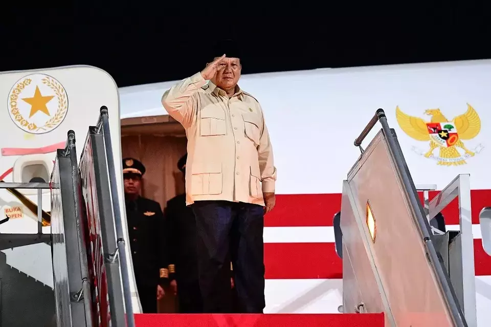 Presiden Prabowo Subianto memulai perjalanan kerja menuju kawasan Timur Tengah hingga ke Yordania, bertolak pada pagi ini, Rabu (9/4/2025). (Foto: Biro Pers Sekretariat Presiden)