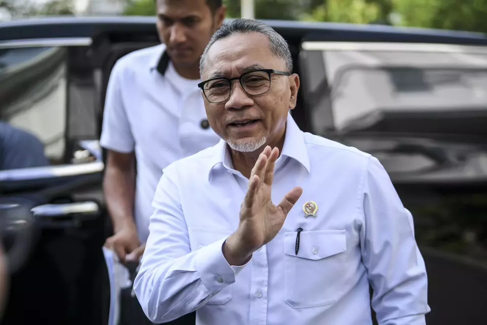 Menko Pangan Zulkifli Hasan. (ANTARA FOTO/Hafidz Mubarak A)