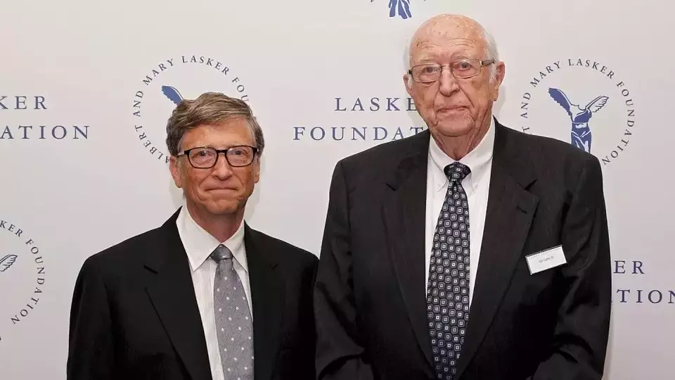 Bill Gates dan ayahnya, William Gates Sr. (Foto: Getty Images)