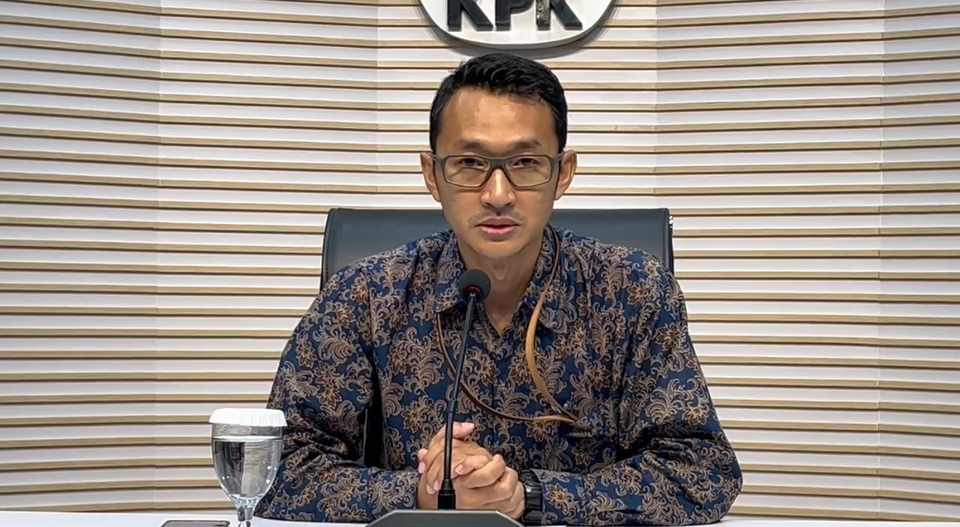 Jubir KPK Budi Prasetyo di Gedung Merah Putih, Kuningan, Jakarta Selatan, Jumat (16/5/2025). (Foto: Yustinus Patris Paat)
