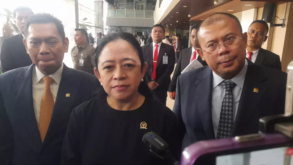 Ketua DPR RI Puan Maharani di Komplek DPR/MPR pada Selasa (20/5/2025).
