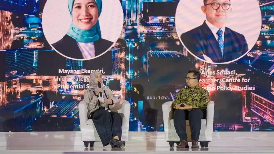 Chief Strategy Officer Prudential Syariah, Mayang Ekaputri saat menghadiri kegiatan The ASEAN Fintech Forum di Jakarta pada Selasa (20/6). (Foto Ist)