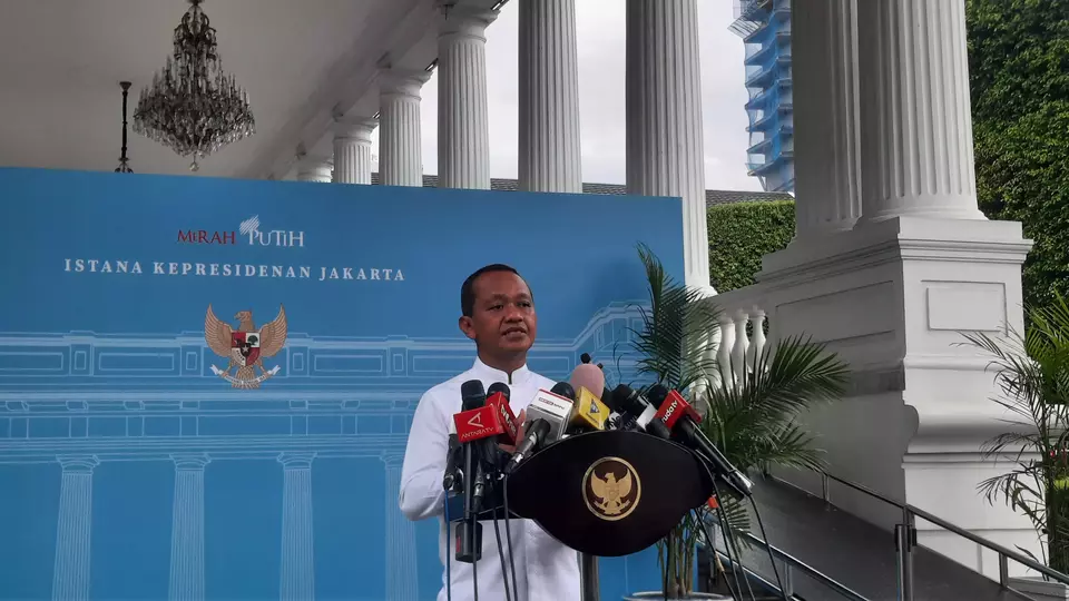 Menteri ESDM Bahlil Lahadalia di Istana Kepresidenan, Jakarta, Jumat (23/5/2025).
