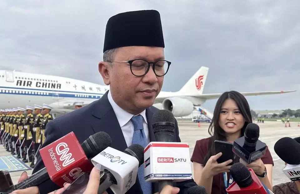  Menteri Investasi Rosan Perkasa Roeslani di Pangkalan Udara TNI AU Halim Perdanakusuma, Jakarta, Sabtu (24/5/2025). (Foto: B-Universe/ Agnes Valentina)