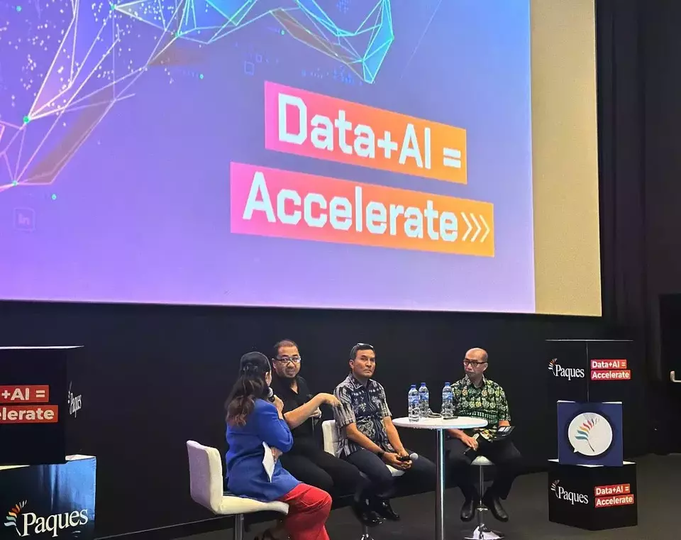 Dalam mendorong percepatan transformasi digital di berbagai sektor, Paques memperkenalkan sejumlah inisiatif terbaru dalam acara bertajuk Data + AI = Accelerate. (Foto Ist)