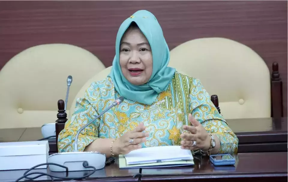 Sekretaris Jenderal MPR RI Siti Fauziah di kompleks parlemen, Jakarta, Minggu (22/6/2025). ANTARA/HO-MPR