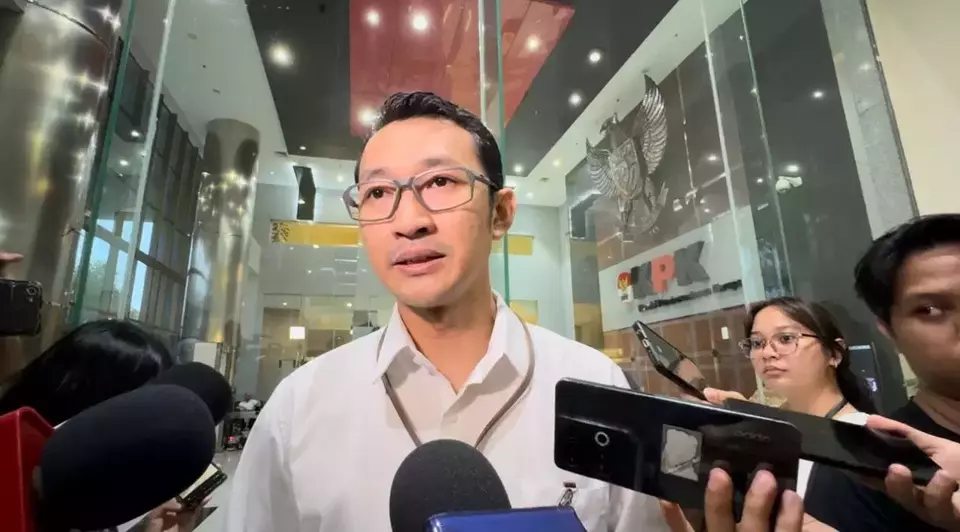 Juru Bicara KPK Budi Prasetyo di gedung Merah Putih KPK, Kuningan, Jakarta Selatan, Rabu, 16 Juli 2025. (Foto: Yustinus Patris Paat)
