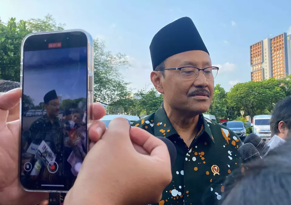 Menteri Sosial Saifullah Yusuf atau Gus Ipul di Kompleks Istana Kepresidenan Jakarta, Selasa, (29/7/2025). (B-Universe Photo/Ricki Harahap)