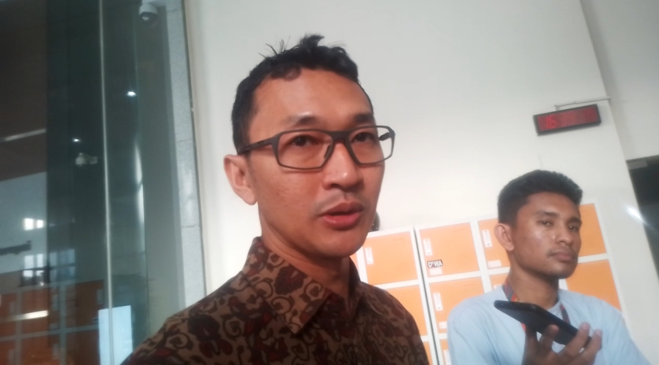 Jubir KPK Budi Prasetyo di gedung Merah Putih KPK, Kuningan, Jakarta Selatan, Selasa, 29 Juli 2025. (Foto: Yustinus Patris Paat)
