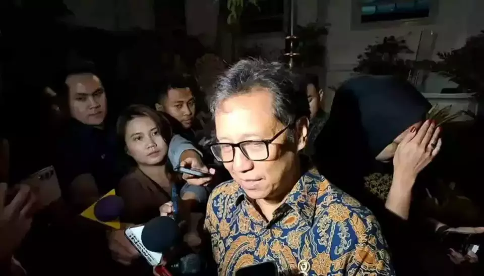 Menteri Kesehatan (Menkes) Budi Gunadi Sadikin seusai menghadap Presiden Prabowo Subianto di Istana Kepresidenan, Jakarta, Selasa (5/8/2025). (Foto: B-Universe/ Celvin M. Sipahutar)