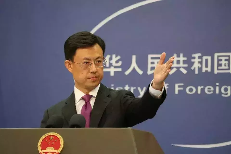 Juru Bicara Kementerian Luar Negeri China Guo Jiakun. (Foto: ANTARA/Desca Lidya Natalia)