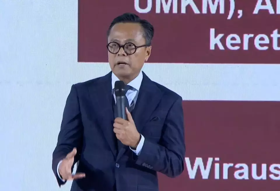 Chief Operating Officer (COO) Danantara, Dony Oskaria saat acara Pesta Rakyat Untuk Indonesia 2025 di Jakarta, Jumat (22/8/2025). (B-Universe Photo/Bambang Ismoyo)