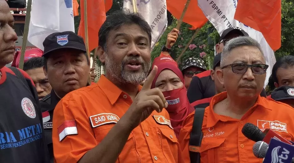 Presiden Federasi Serikat Pekerja Indonesia (FSPI) Said Iqbal