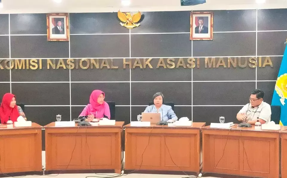 Konferensi pers Komnas HAM di Jakarta, Selasa (2/9/2025). (Foto: B-Universe/ Hendro Situmorang)
