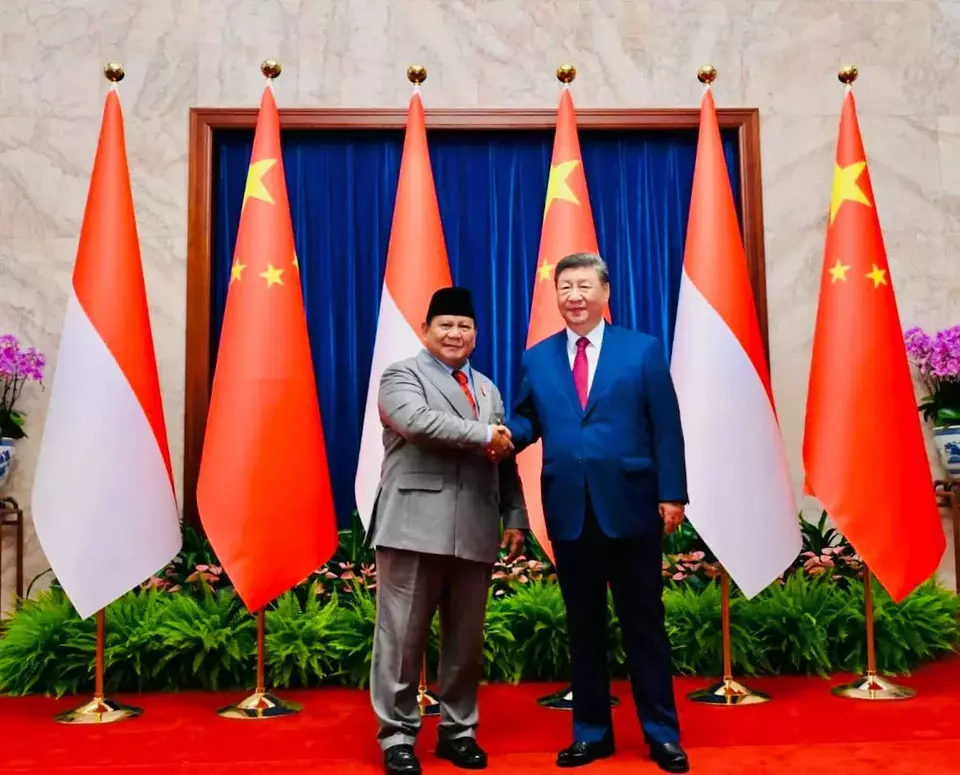 Presiden Republik Indonesia Prabowo Subianto dan Presiden Tiongkok Xi Jinping di Beijing, Rabu (3/9/2025). (Foto: BPMI Setpres)