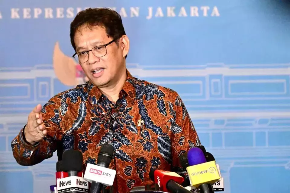 Foto ilustrasi. Menteri Keuangan (Menkeu) Purbaya Yudhi Sadewa menyampaikan kerangan pes di Istana Merdeka, Jakarta. (BPMI Setpres/Rusman)