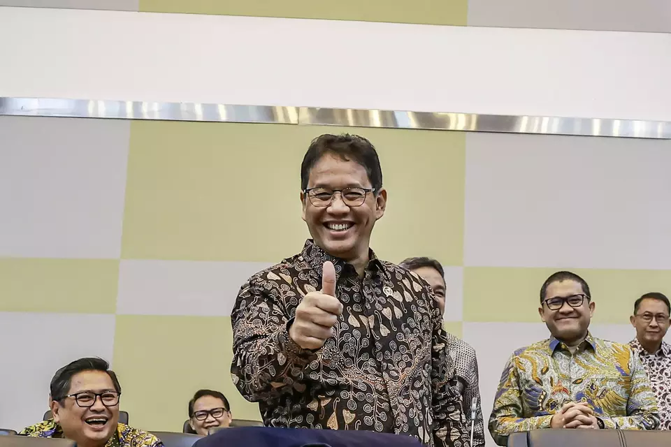 Menteri Keuangan Purbaya Yudhi Sadewa, di Kompleks Parlemen, Senayan, Jakarta, pada Kamis (18/9/2025). (ANTARA FOTO/Dhemas Reviyanto)