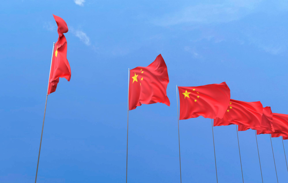 Foto ilusyrasi bendera China. (Sumber: Freepik)