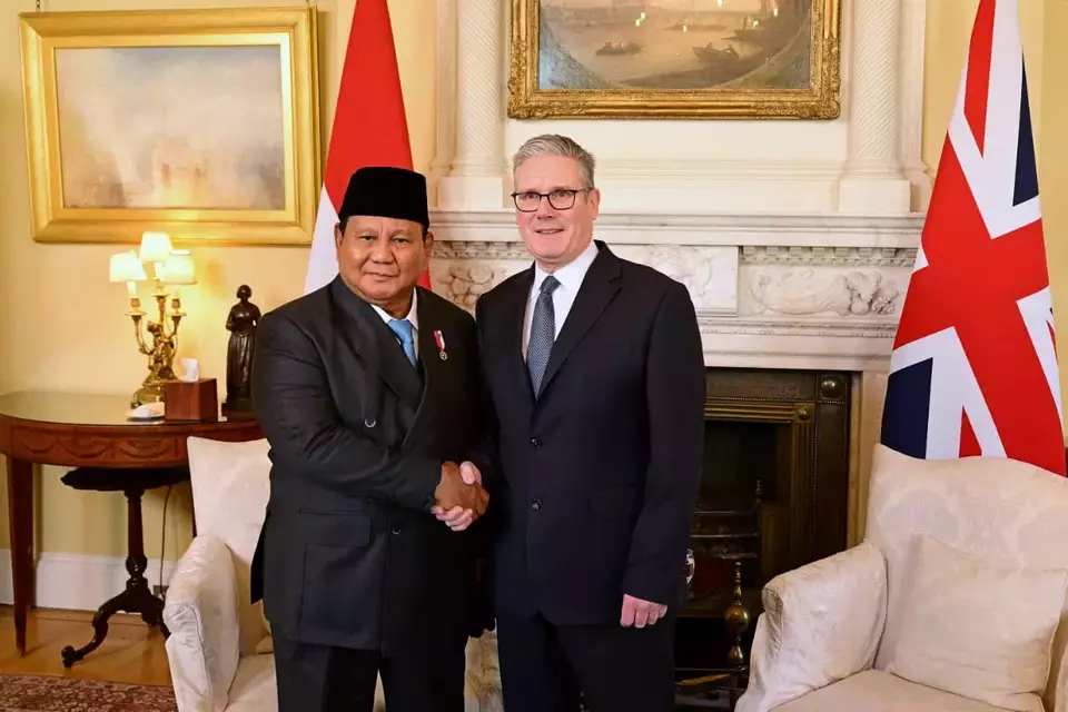Presiden Prabowo Subianto menghadiri pertemuan dengan Perdana Menteri (PM) Inggris, Keir Starmer di Kantor PM Inggris, London, pada Selasa (20/1/2026). (Foto dok.Biro Pers Sekretariat Presiden)