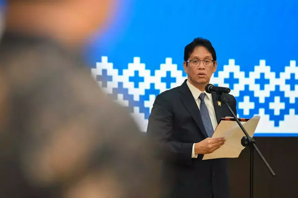 Menteri Keuangan (Menkeu) Purbaya Yudhi Sadewa dalam Pelantikan Pejabat Pimpinan Tinggi Pratama di Kantor Kementerian Keuangan, Jakarta, belum lama ini. (Dok. Kemenkeu)