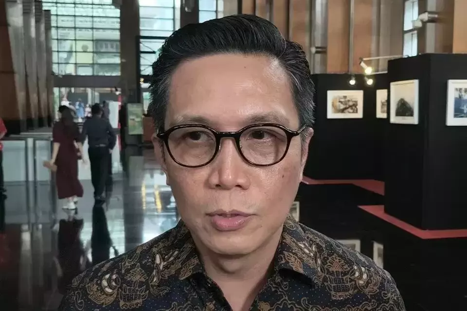 Direktur Utama terpilih BEI untuk periode 2026–2030, Jeffrey Hendrik di Jakarta. (B-Universe Photo/Akmalal Hamdhi). (B-Universe Photo/Akmalal Hamdhi)