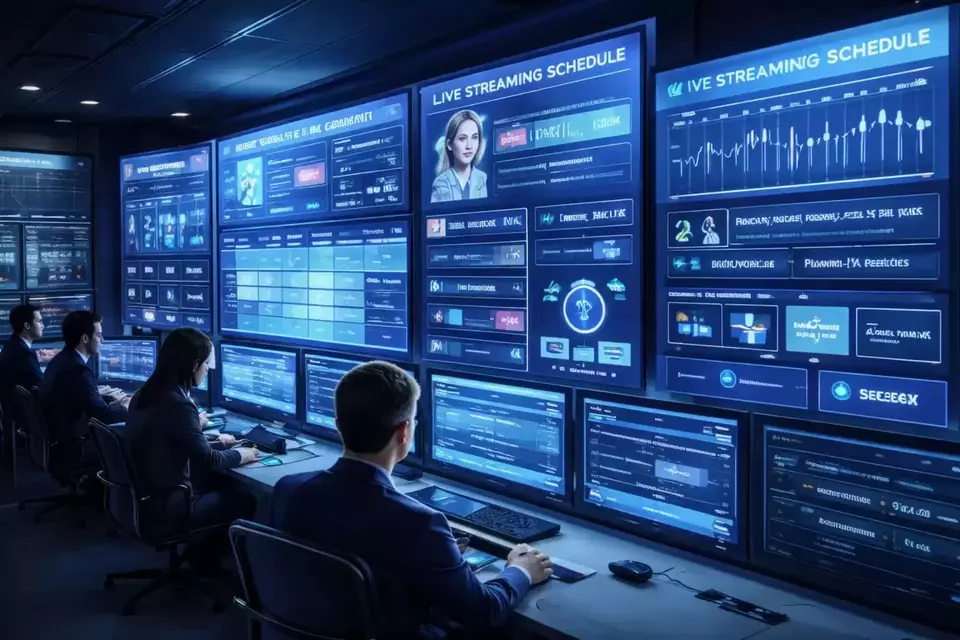 Ilustrasi streamer virtual.