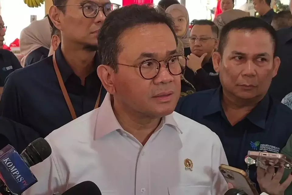 Menteri Perdagangan (Mendag) Budi Santoso di kantor Kemendag, Jakarta, Rabu (18/2/2026). (B-Universe Photo/Bambang Ismoyo)