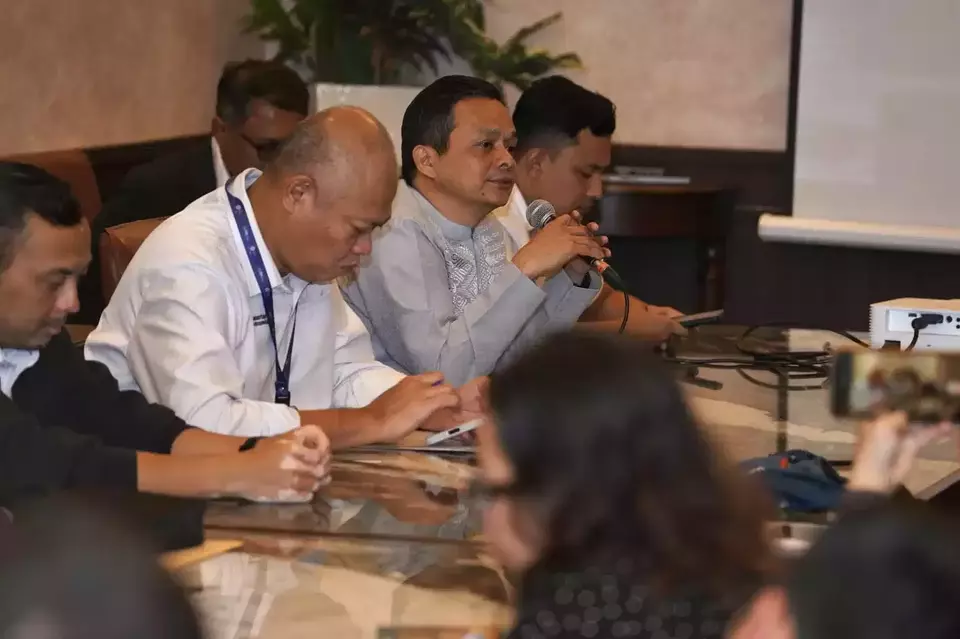 Jajaran direksi PT Kliring Berjangka Indonesia (KBI) saat menghadiri kegiatan Media Gathering PT Kliring Berjangka Indonesia 2026. (Foto Ist)