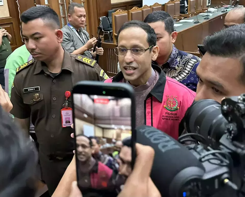 Nadiem Makarim menyampaikan klarifikasi tegas mengenai isu dugaan adanya lonjakan penghasilan sebesar Rp6 triliun dalam SPT-nya. (Foto Ist)