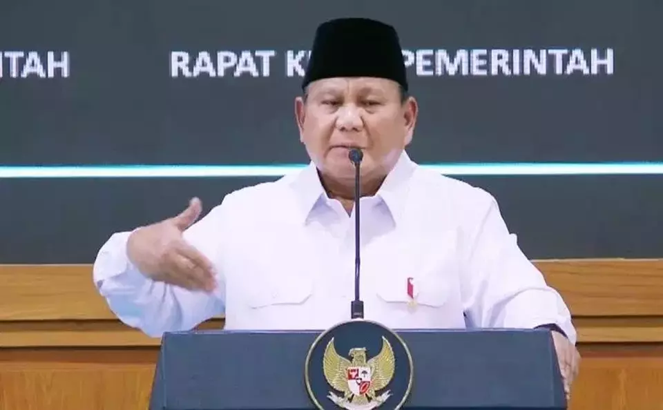 Tangkapan layar - Presiden Prabowo Subianto. (Foto: ANTARA/Youtube Sekretariat Presiden)