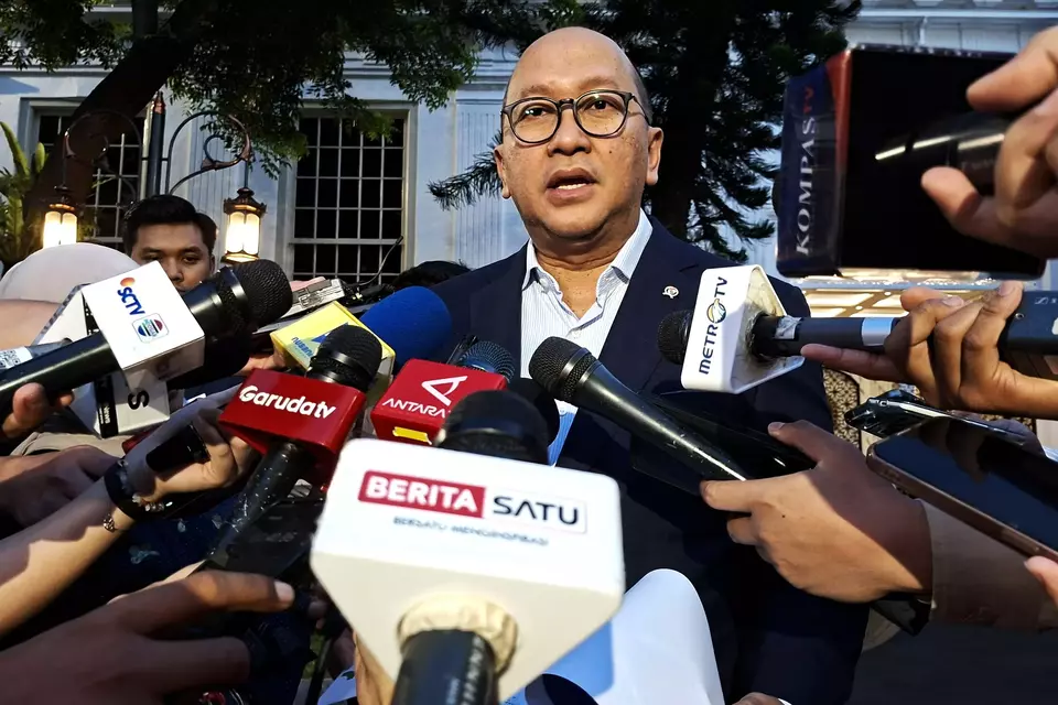 Menteri Investasi dan Hilirisasi/Kepala BKPM sekaligus CEO Danantara Indonesia, Rosan Roeslani, di Istana Kepresidenan, Selasa (21/4/2026). (B-Universe Photo/Celvin Moniaga Sipahutar)
